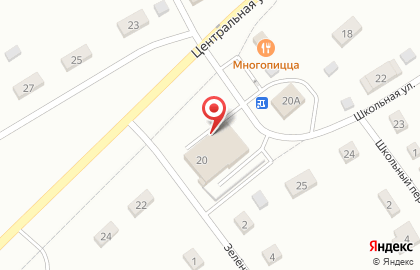 Магазин кондитерских изделий Золотой Трюфель на Центральной улице на карте