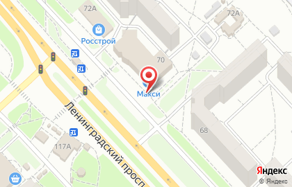 Магазин женской одежды на Ленинградском проспекте на карте