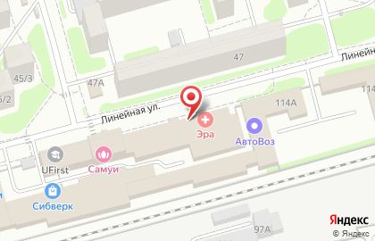 Газета ТелеСемь в Заельцовском районе на карте