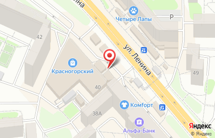 Сеть булочных Каравай СВ на улице Ленина на карте