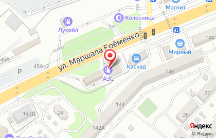 СТО Газпром в Краснооктябрьском районе на карте