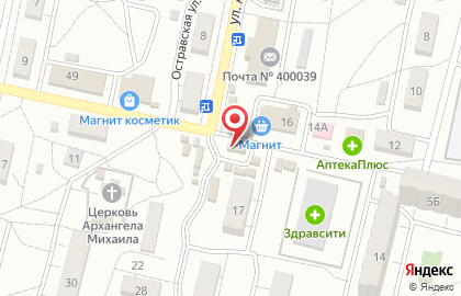 Магазин молочной продукции Волжаночка в Тракторозаводском районе на карте