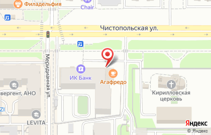 Сауна Сауновъ на Чистопольской улице, на карте