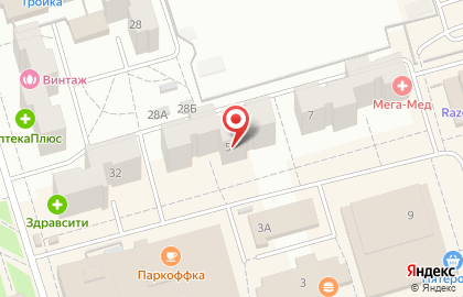Продуктовый магазин ГрафинЪиЯ на проспекте Тракторостроителей на карте