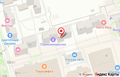 Продуктовый магазин ГрафинЪиЯ на проспекте Тракторостроителей на карте