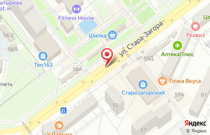 Киоск по продаже печатной продукции Печать на улице Стара Загора, 58/1 киоск на карте