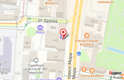 Туроператор Будда Тур в Мещанском районе на карте