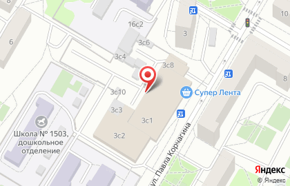 Автосервис на Корчагина на карте