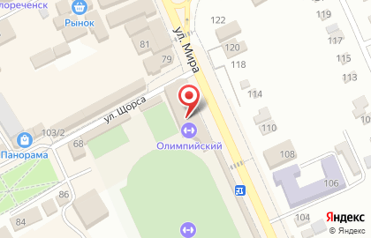 Пансионат для пожилых «Исток» на карте