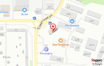 Автомойка в Тамбове на карте