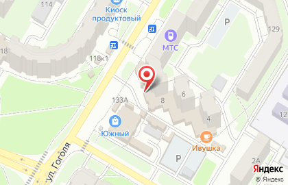 Продовольственный магазин Аяччо на улице Суханова на карте
