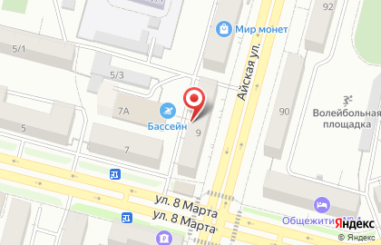 Все по 38 на Айской улице на карте