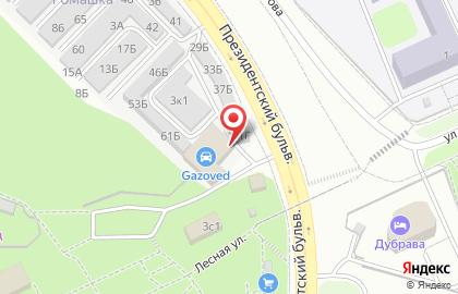 Управление дорожной безопасности Барс в Чебоксарах на карте