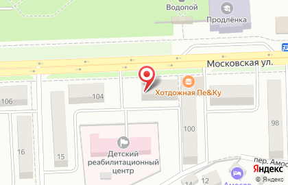 Центр окон на Московской улице на карте