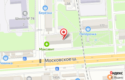 Салон оптики Оптика Кронос в Московском районе на карте