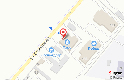 Торговая фирма Центр Дерева & Лестниц на улице Строителей на карте