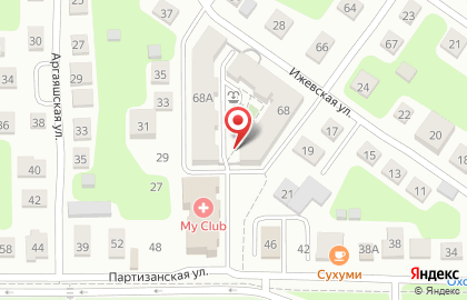 Торгово-учебный центр БьютиМед в Калининском районе на карте