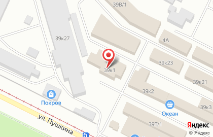 Эльф на улице Пушкина на карте