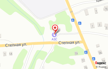 АЗС №03 на Степной улице на карте