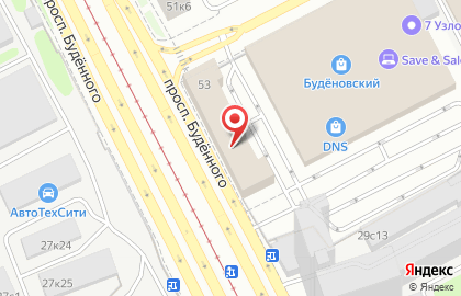 Торгово-сервисный центр i-Chasti на проспекте Будённого на карте