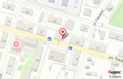 Пункт приема коммунальных платежей, ОАО Среднерусский банк Сбербанка России на улице Токарева на карте