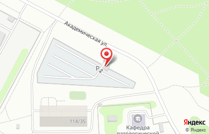 Автостоянка в Воронеже на карте