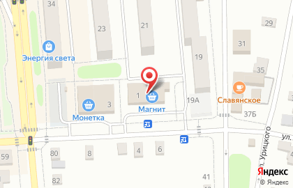 Гипермаркет Магнит на улице Мартьянова на карте