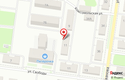Компания Мультикан на Комсомольской улице на карте