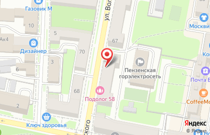 Студия маникюра и педикюра на улице Володарского на карте