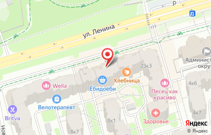 Магазин мебели и люстр и люстр на улице Ленина на карте