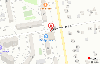 Киоск по продаже фастфуда на улице Воровского на карте