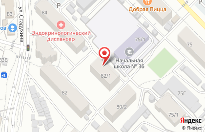 Апартаменты на Стадухина на карте