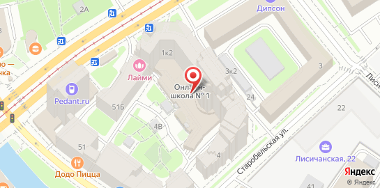 Автошкола Догма на Торжковской улице на карте