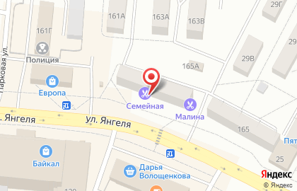 Салон-парикмахерская Семейная в Центральном районе на карте