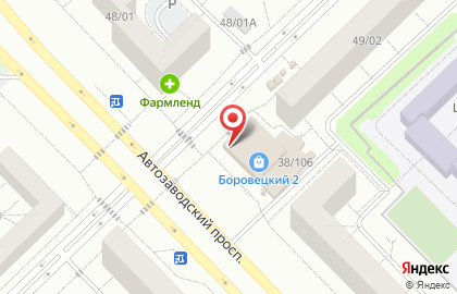 Фотокопицентр Принт Плейс на Автозаводском проспекте на карте