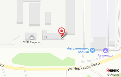 Торговый дом Метизкомплект на улице Черняховского на карте