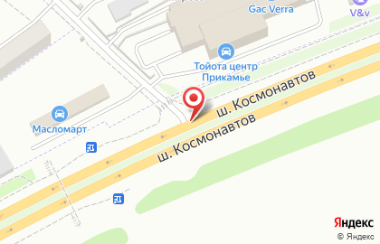 Звездочка на шоссе Космонавтов на карте