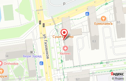 Магазин табачной продукции Кальяныч на улице Газовиков на карте