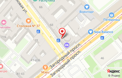 TUI на Гороховой улице на карте