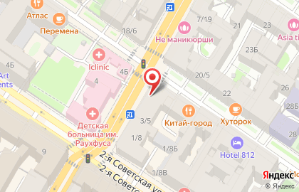 Магазин трикотажа на Суворовском проспекте, 3 на карте