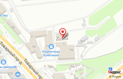 Компания по перевозке песка и щебня самосвалами Транспорт48 на карте