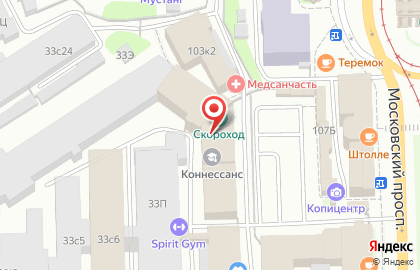 Фридис на Московском проспекте на карте