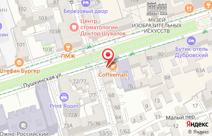 Салон-магазин Вам Букет! на Пушкинской улице на карте