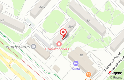 Аптека Таттехмедфарм на проспекте Строителей в Нижнекамске на карте