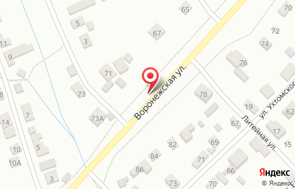 Алекса на Воронежской улице на карте