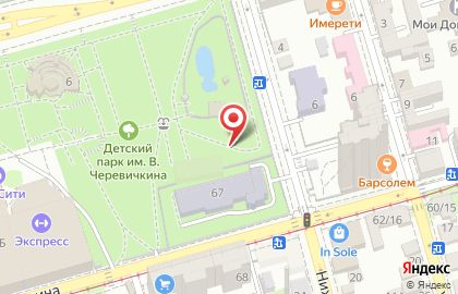 Областной центр технического творчества учащихся на улице Закруткина на карте