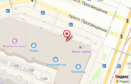 Магазин по продаже сувениров по продаже сувениров на проспекте Просвещения на карте