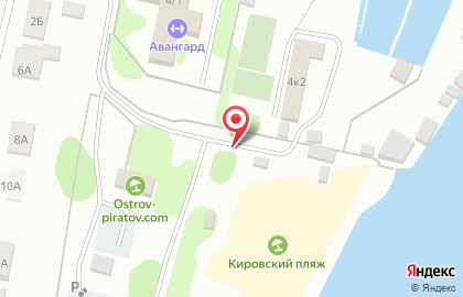 База отдыха Пиратский остров на карте