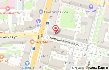 Продуктовый магазин Гута на Большой Советской улице на карте