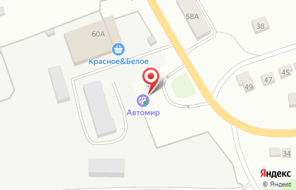 Автозаправочная станция Автомир на улице Герцена, 60а/1 в Донском на карте